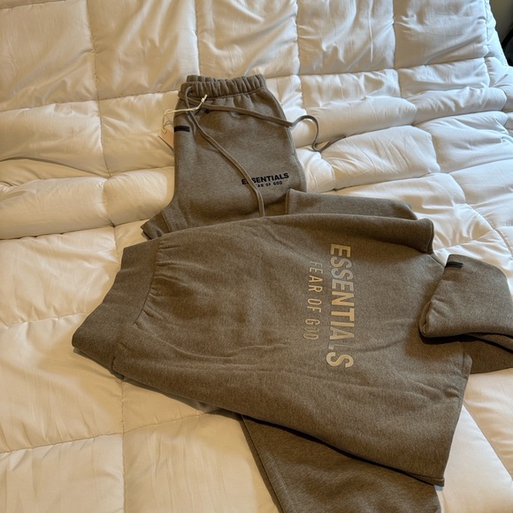 Fear of God Essentials Mens Homestead Heather (Brown) Joggers - Picture 1 of 1